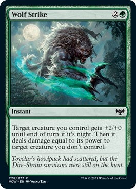 Image for Wolf Strike (228) (VOW) - Magic: The Gathering