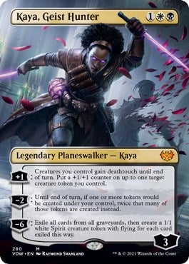 Image for Kaya, Geist Hunter (Borderless) (280) (VOW) - Magic: The Gathering