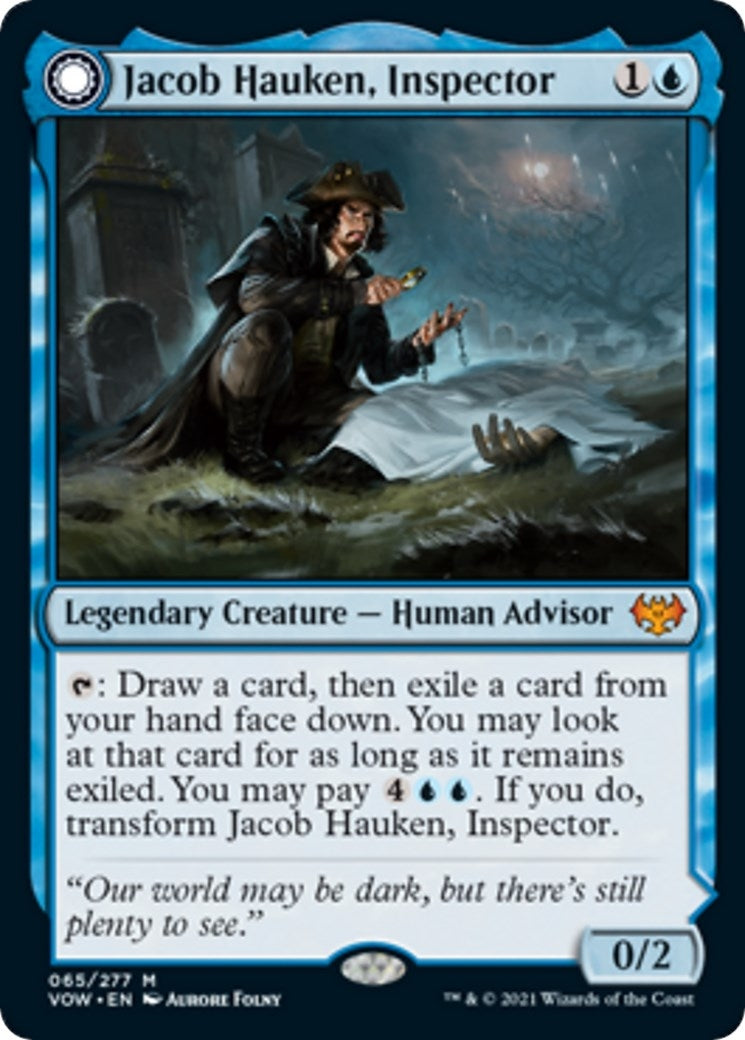 Image for Jacob Hauken, Inspector (65) (VOW) - Magic: The Gathering