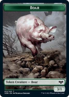 Image for Boar Token (12) (VOW) - Magic: The Gathering