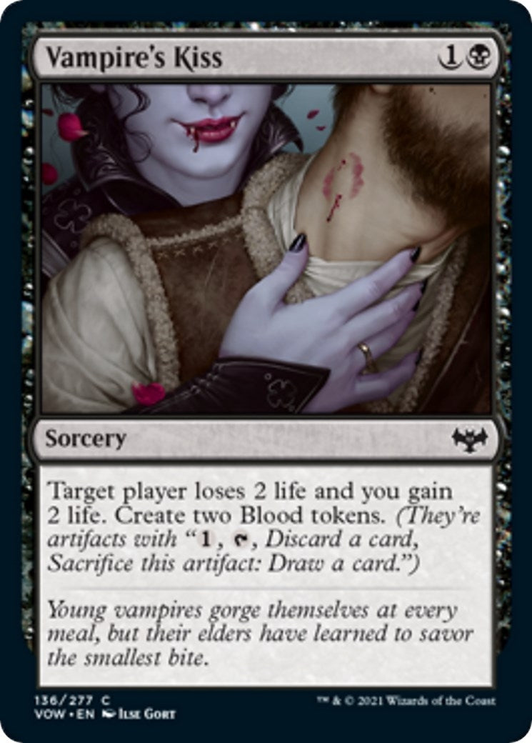 Image for Vampire's Kiss (136) (VOW) - Magic: The Gathering