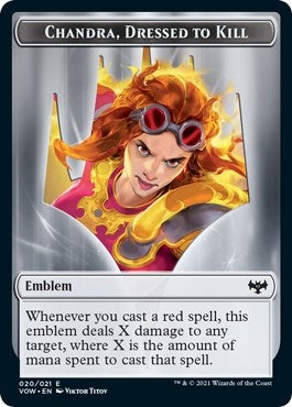 Image for Emblem - Chandra, Dressed to Kill (20) (VOW) - Magic: The Gathering
