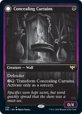 Image for Concealing Curtains (368) (DBL) - Magic: The Gathering