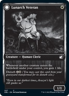 Image for Lunarch Veteran (27) (DBL) - Magic: The Gathering