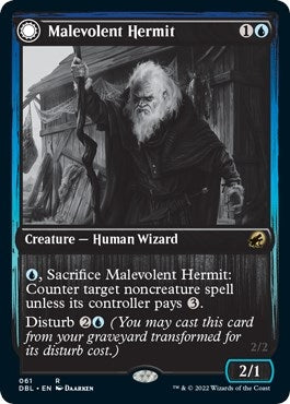 Image for Malevolent Hermit (61) (DBL) - Magic: The Gathering