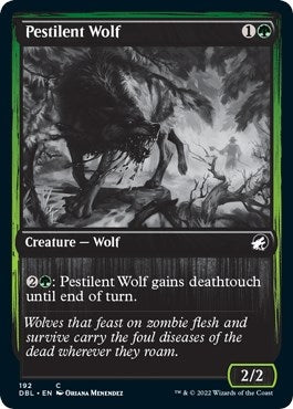 Image for Pestilent Wolf (192) (DBL) - Magic: The Gathering