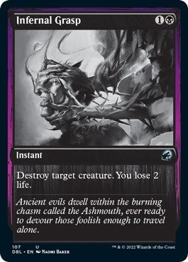 Image for Infernal Grasp (107) (DBL) - Magic: The Gathering