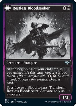 Image for Restless Bloodseeker (395) (DBL) - Magic: The Gathering