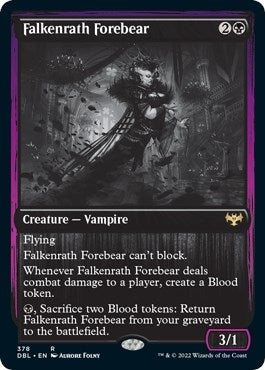 Image for Falkenrath Forebear (378) (DBL) - Magic: The Gathering