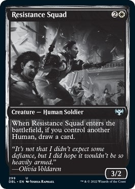 Image for Resistance Squad (299) (DBL) - Magic: The Gathering