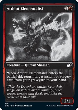 Image for Ardent Elementalist (128) (DBL) - Magic: The Gathering