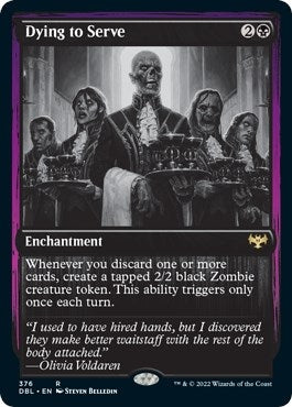 Image for Dying to Serve (376) (DBL) - Magic: The Gathering
