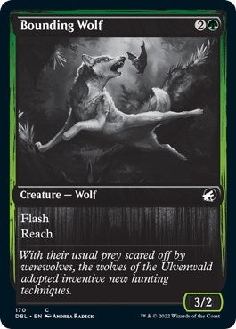 Image for Bounding Wolf (170) (DBL) - Magic: The Gathering