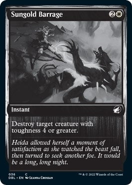 Image for Sungold Barrage (36) (DBL) - Magic: The Gathering