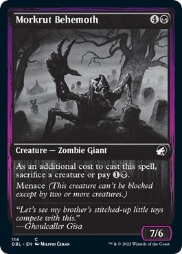 Image for Morkrut Behemoth (114) (DBL) - Magic: The Gathering