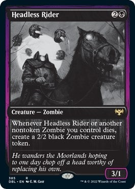 Image for Headless Rider (385) (DBL) - Magic: The Gathering