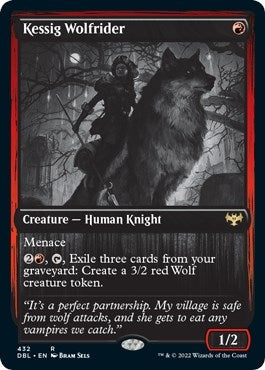 Image for Kessig Wolfrider (432) (DBL) - Magic: The Gathering