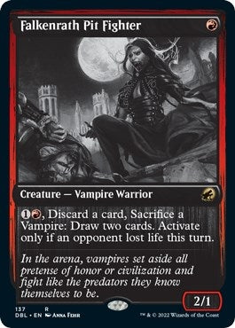 Image for Falkenrath Pit Fighter (137) (DBL) - Magic: The Gathering