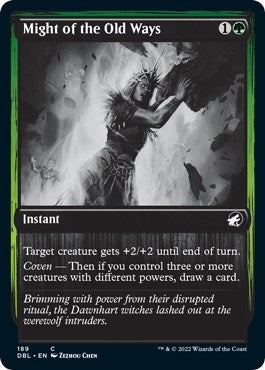 Image for Might of the Old Ways (189) (DBL) - Magic: The Gathering