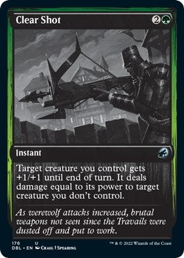 Image for Clear Shot (176) (DBL) - Magic: The Gathering