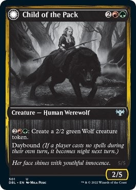 Image for Child of the Pack (501) (DBL) - Magic: The Gathering