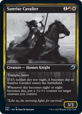 Image for Sunrise Cavalier (244) (DBL) - Magic: The Gathering
