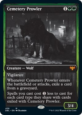 Image for Cemetery Prowler (458) (DBL) - Magic: The Gathering