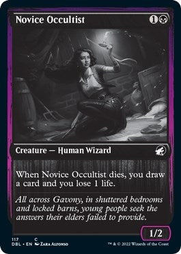 Image for Novice Occultist (117) (DBL) - Magic: The Gathering