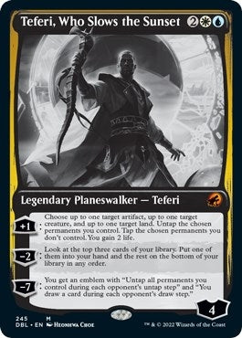 Image for Teferi, Who Slows the Sunset (245) (DBL) - Magic: The Gathering