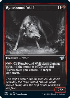 Image for Runebound Wolf (443) (DBL) - Magic: The Gathering