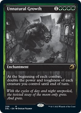 Image for Unnatural Growth (206) (DBL) - Magic: The Gathering