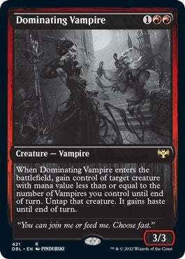 Image for Dominating Vampire (421) (DBL) - Magic: The Gathering