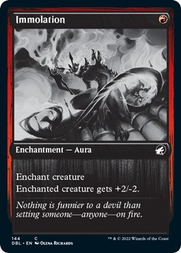 Image for Immolation (144) (DBL) - Magic: The Gathering