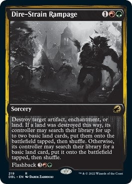 Image for Dire-Strain Rampage (219) (DBL) - Magic: The Gathering
