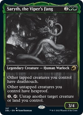Image for Saryth, the Viper's Fang (197) (DBL) - Magic: The Gathering