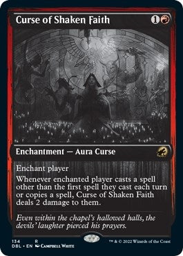 Image for Curse of Shaken Faith (134) (DBL) - Magic: The Gathering