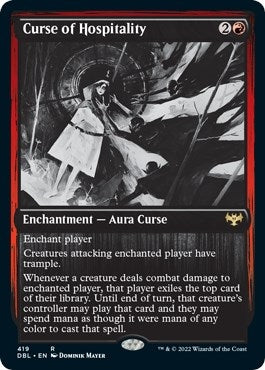 Image for Curse of Hospitality (419) (DBL) - Magic: The Gathering