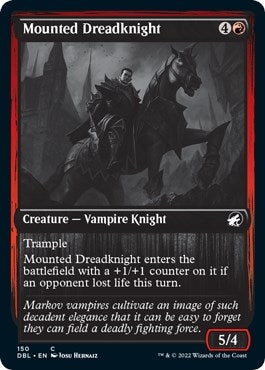 Image for Mounted Dreadknight (150) (DBL) - Magic: The Gathering