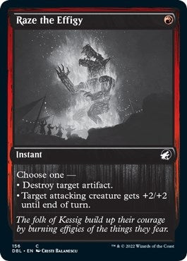 Image for Raze the Effigy (156) (DBL) - Magic: The Gathering