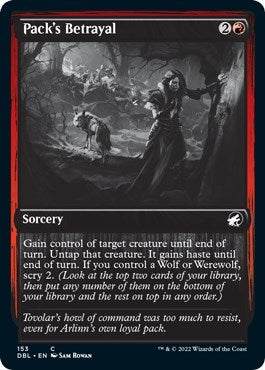 Image for Pack's Betrayal (153) (DBL) - Magic: The Gathering