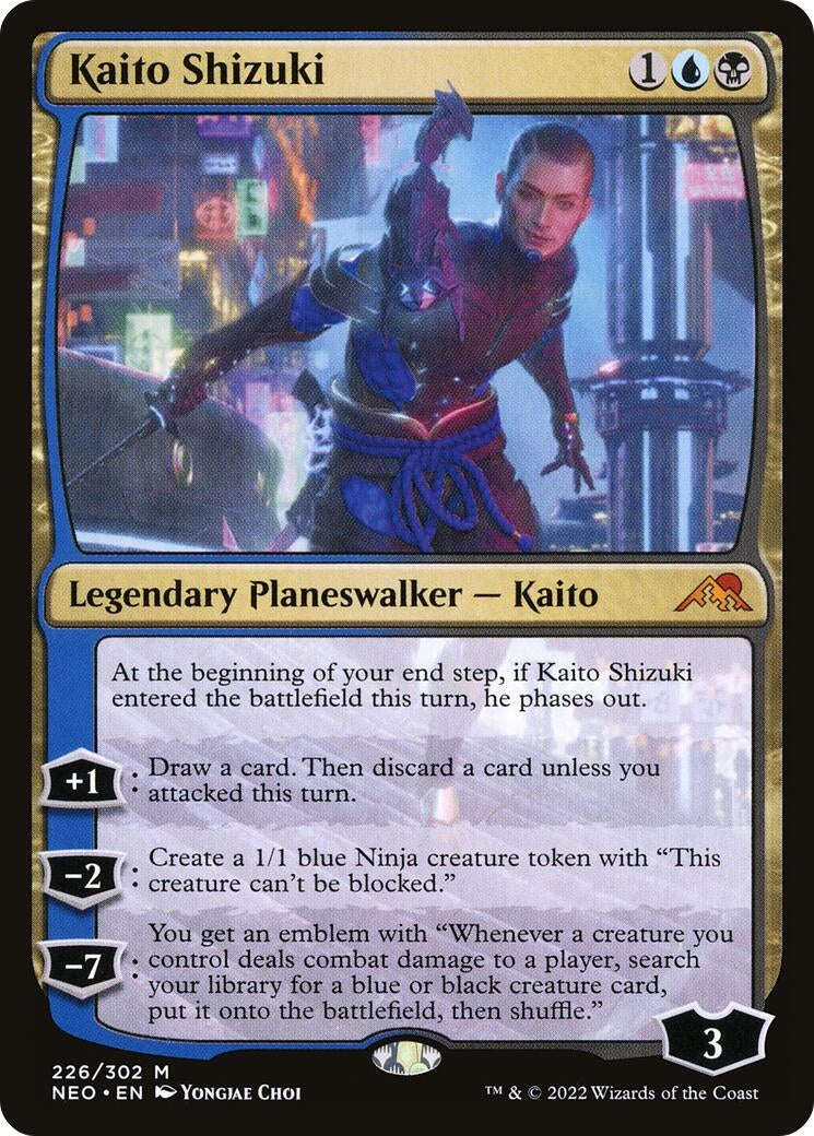 Image for Kaito Shizuki (226) (NEO) - Magic: The Gathering
