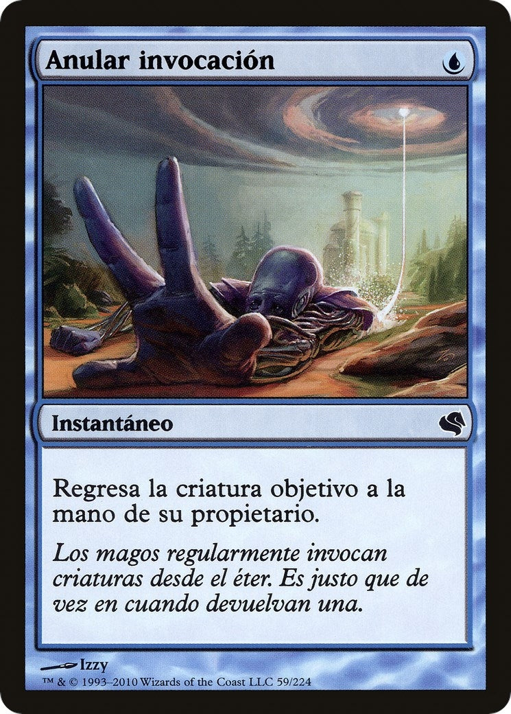 Unsummon (Spanish) - "Anular invocacion" (59) (PS11)