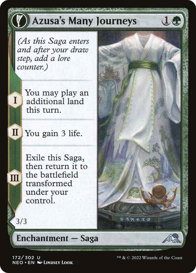 Image for Azusa's Many Journeys (172) (NEO) - Magic: The Gathering