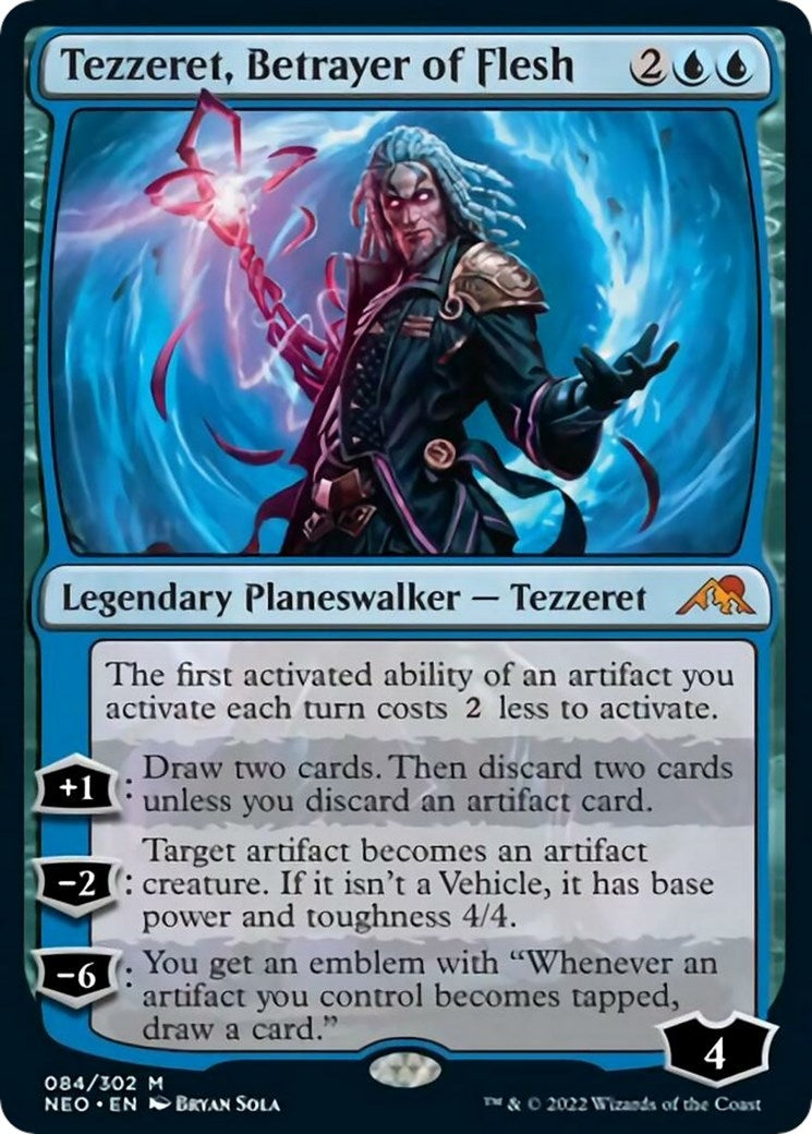 Image for Tezzeret, Betrayer of Flesh (84) (NEO) - Magic: The Gathering