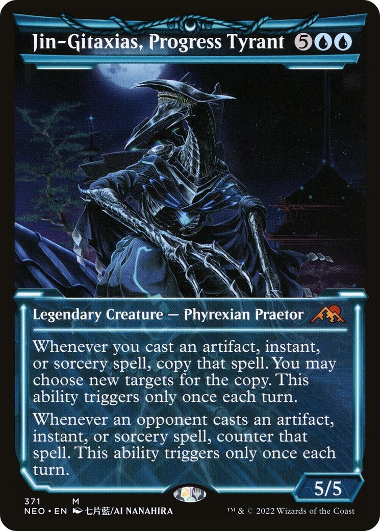 Image for Jin-Gitaxias, Progress Tyrant (Showcase) (371) (NEO) - Magic: The Gathering
