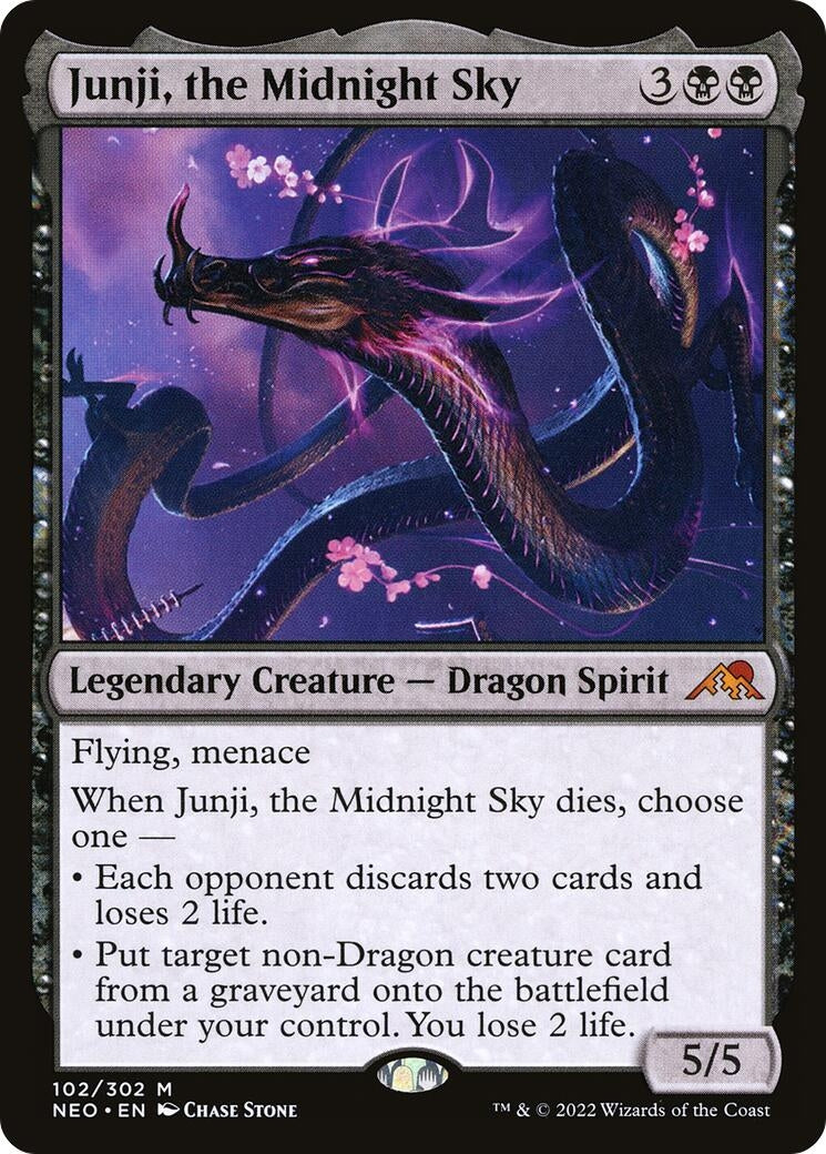Image for Junji, the Midnight Sky (102) (NEO) - Magic: The Gathering