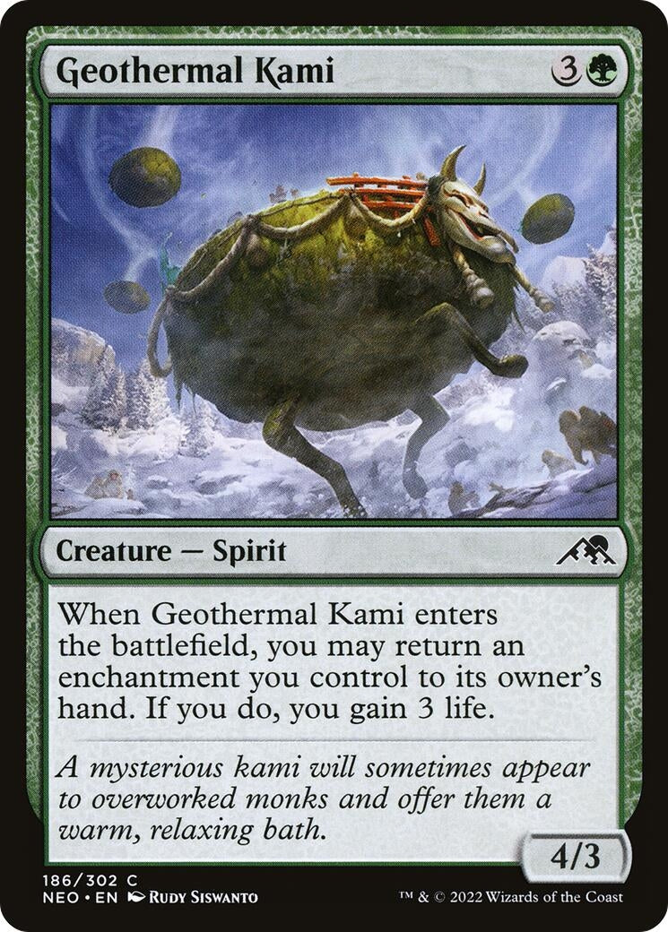 Image for Geothermal Kami (186) (NEO) - Magic: The Gathering