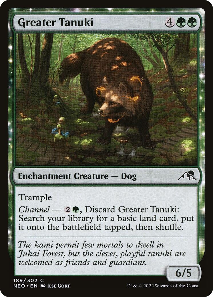 Image for Greater Tanuki (189) (NEO) - Magic: The Gathering