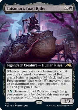 Image for Tatsunari, Toad Rider (Extended Art) (461) (NEO) - Magic: The Gathering