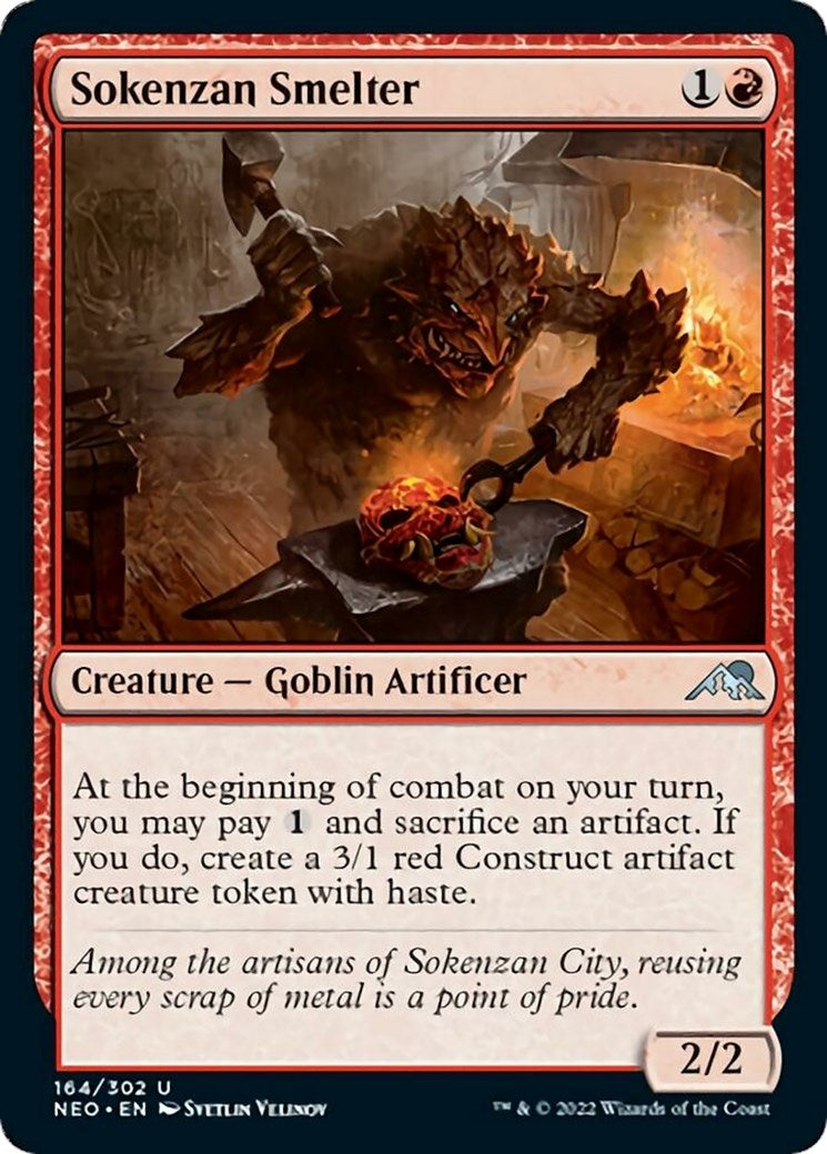 Image for Sokenzan Smelter (164) (NEO) - Magic: The Gathering